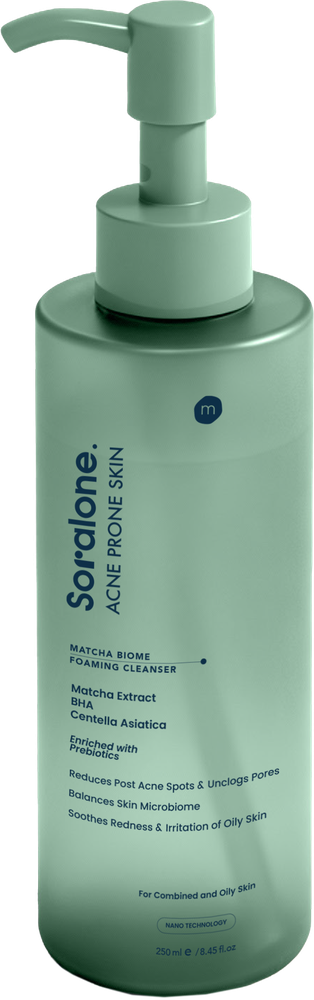 Soralone Matcha Biome Foaming Cleanser